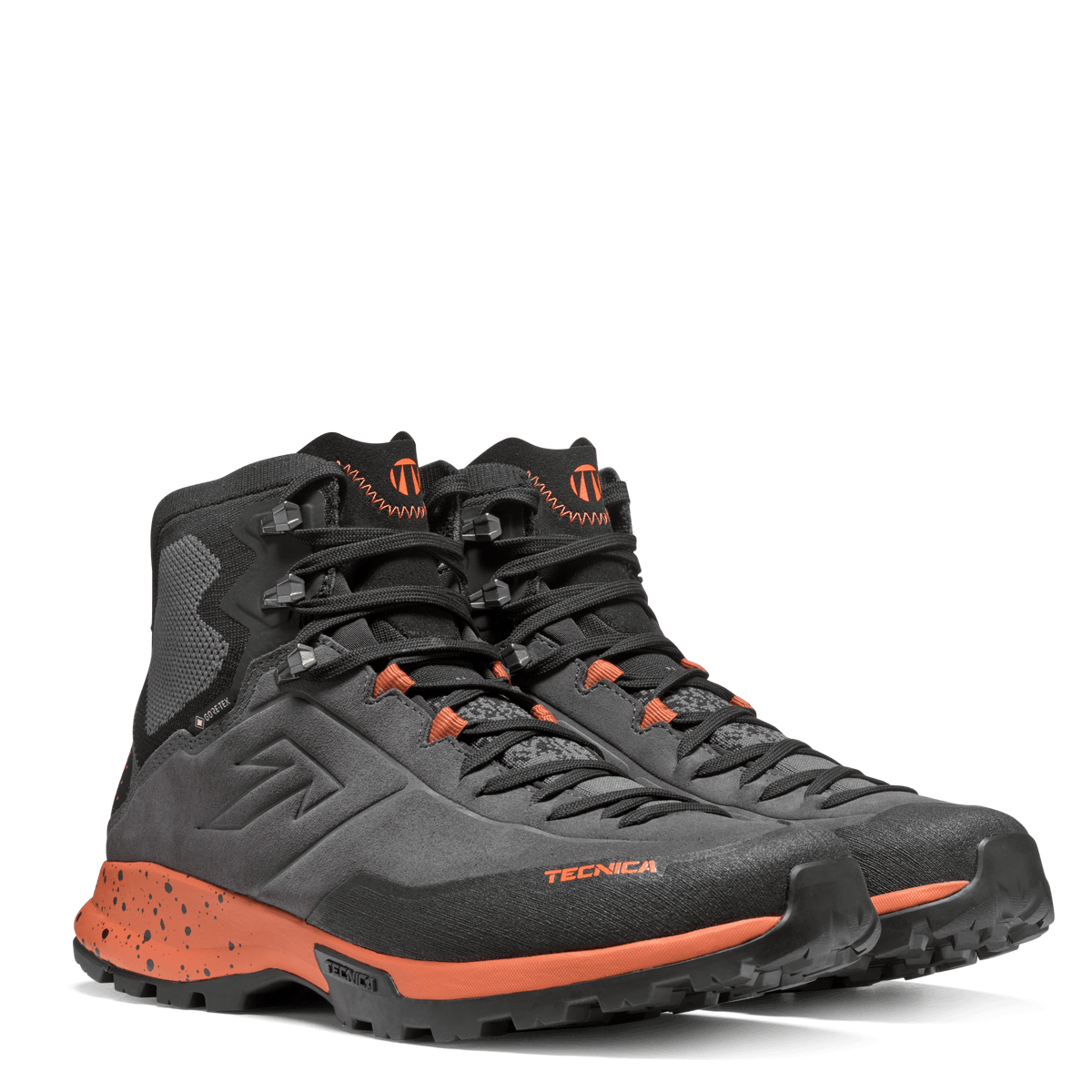 Tecnica Forge Hike Mid GTX MS product view 6 — Dark Grey - Icon Orange