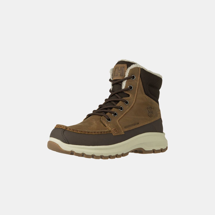 Helly Hansen Men's Garibaldi V3 Winter Boots product view 5 — Tobacco Brown / Espresso / Natura