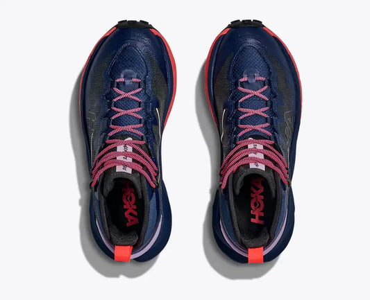 HOKA Mafate Hike Women's product view 2 — Midnight Blue / Neon Flame