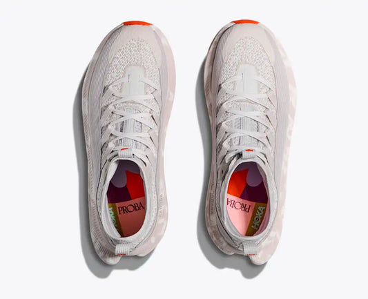HOKA Kawana Mid StudioPROBA Unisex product view 2 — White Sand / Tangerine Tango