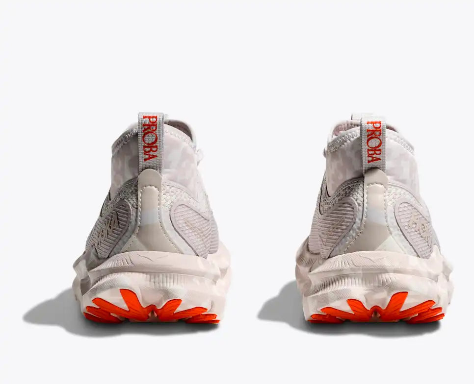 HOKA Kawana Mid StudioPROBA Unisex product view 5 — White Sand / Tangerine Tango