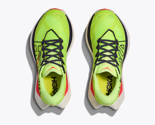 HOKA Rocket X Trail Unisex product view 2 — Neon Yuzu / Neon Flame