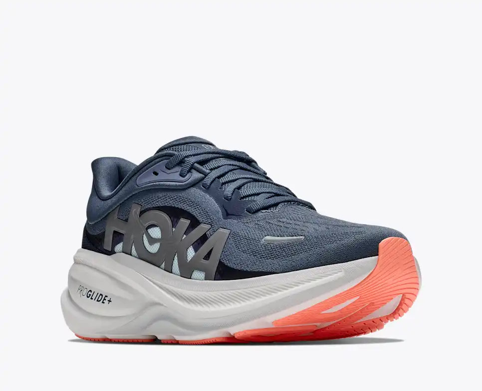 HOKA Clifton Pro Women's product view 5 — Faded Navy / Glimmering Blue