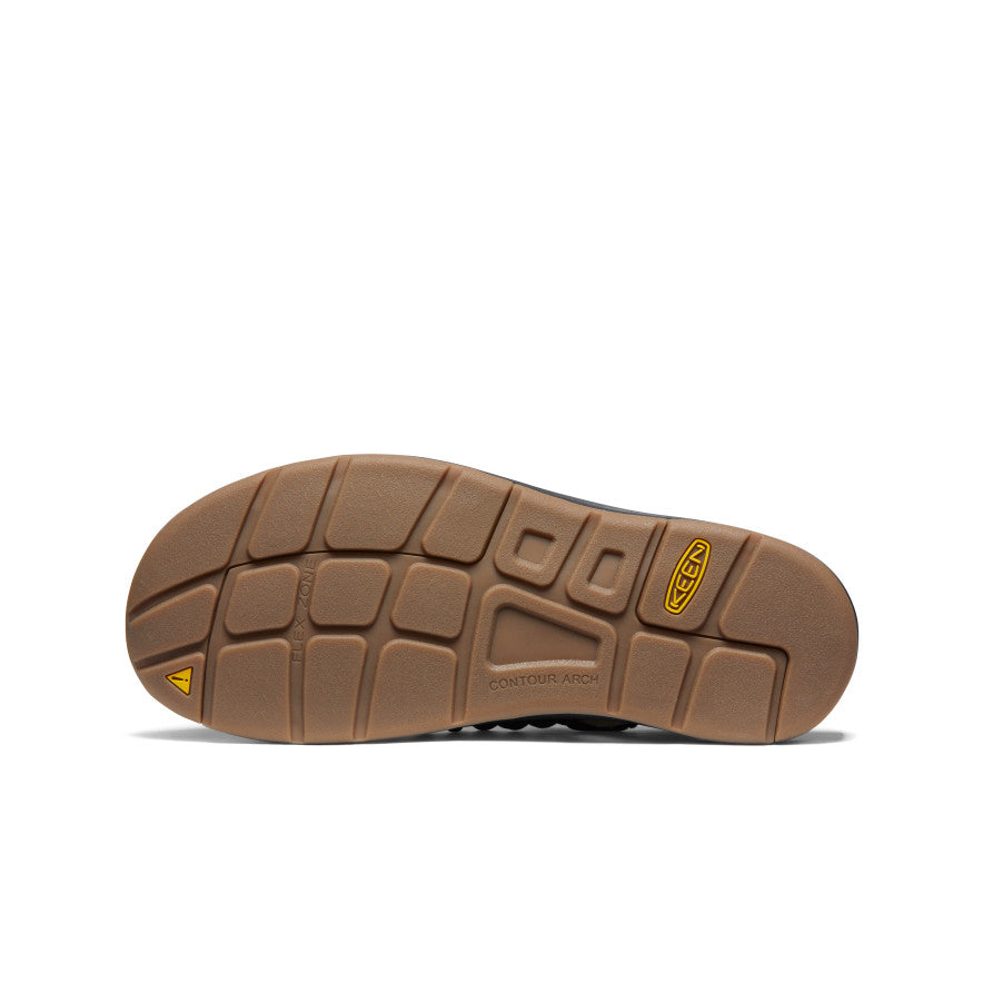 KEEN UNEEK Sneaker Men product view 6 — Black/Plaza Taupe