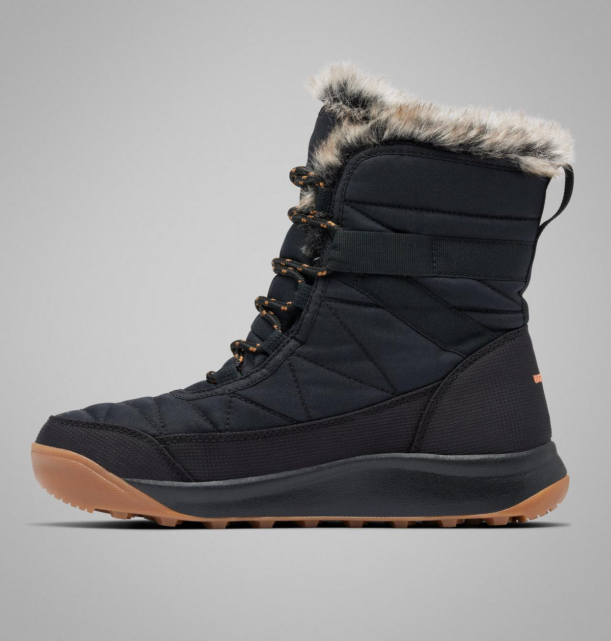 Columbia Minx Shorty IV Waterproof Snow Boots Women product view 6 — Black, Elk