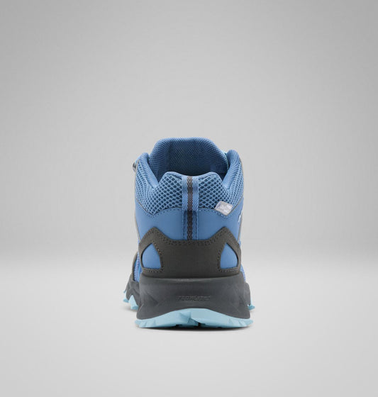 Columbia Peakfreak II Mid OutDry Hiking Shoes Women product view 2 — Blue Dusk, Marine Light