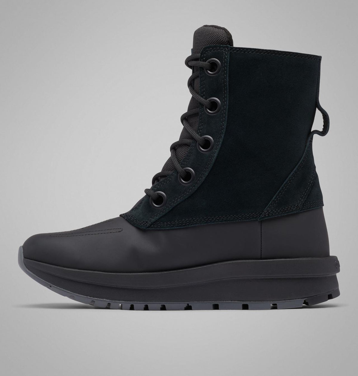 Columbia Moritza Shield II Omni-Heat Waterproof Snow Boots Women product view 6 — Black, Graphite