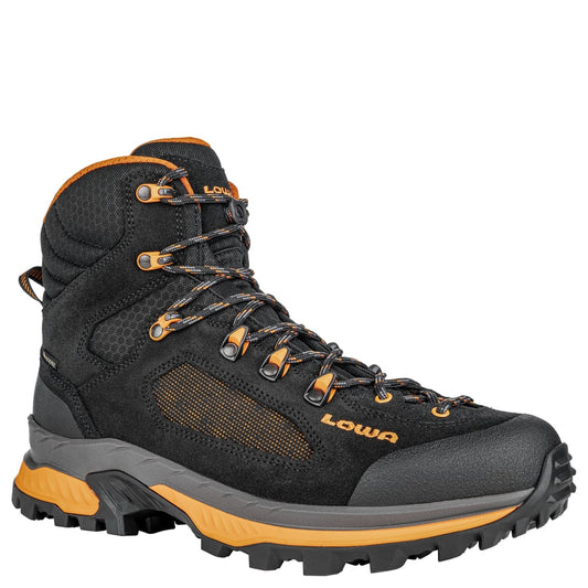 LOWA Corvara GTX MID product view 2 — black/orange