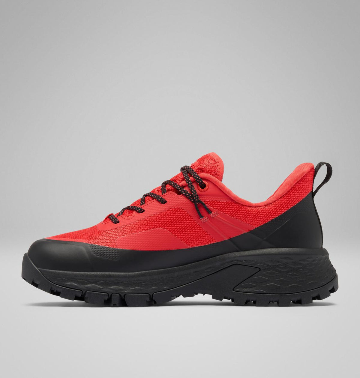 Columbia Tellurix Titanium OutDry Hiking Shoes Women product view 6 — Poppy Red, Black