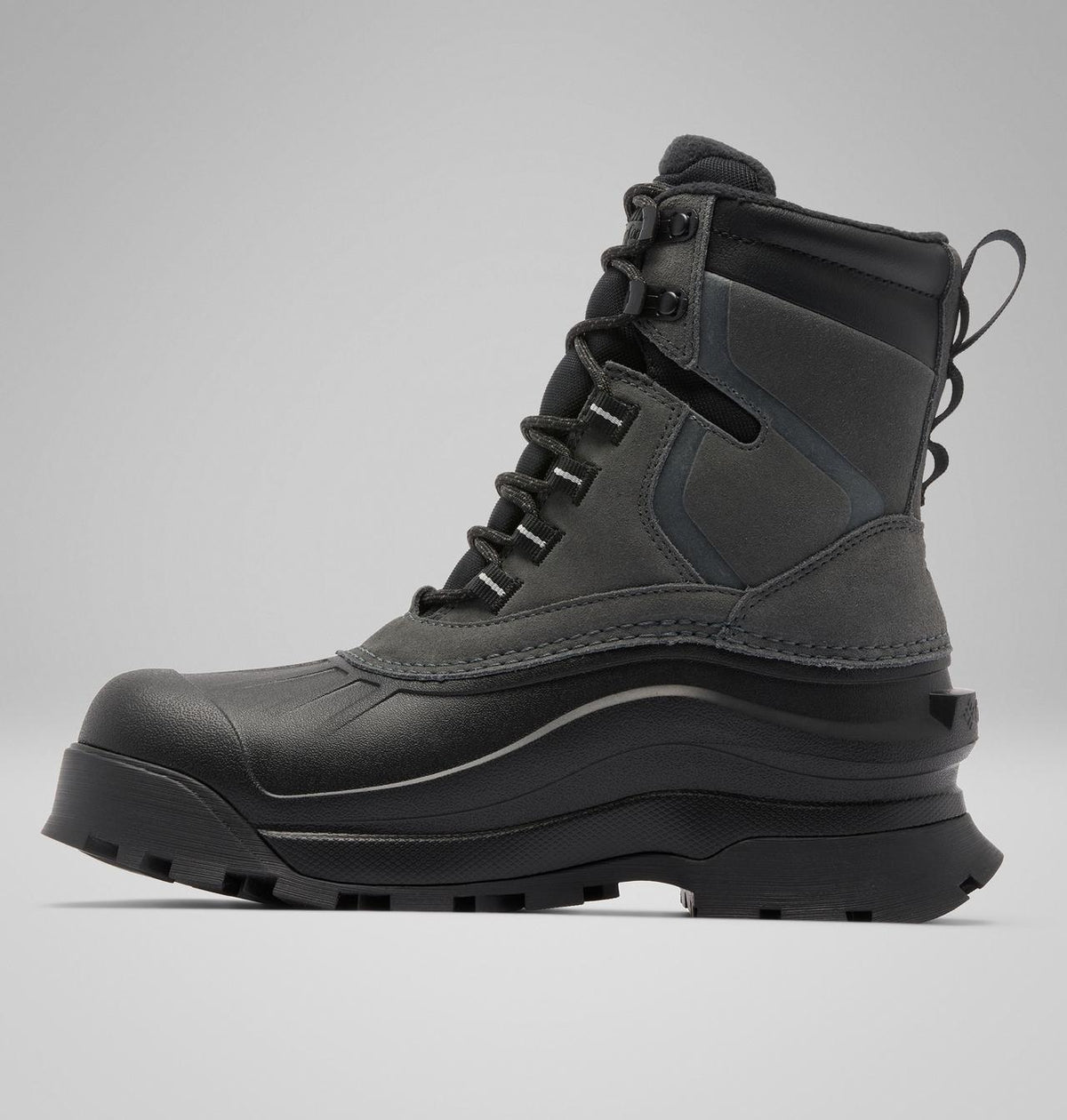 Columbia Bugaboot Canyon Waterproof Snow Boots Women product view 6 — Grill, Black
