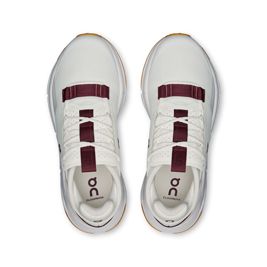 On Cloudnova 2 Women product view 2 — Ivory | Maroon