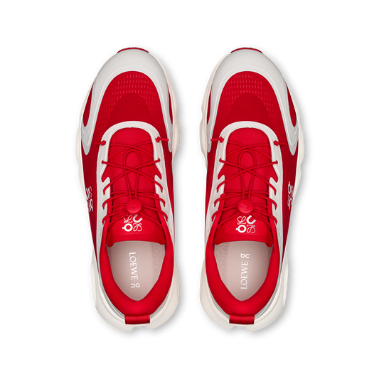 On Cloudsolo LOEWE Men product view 2 — Red | Eggshell