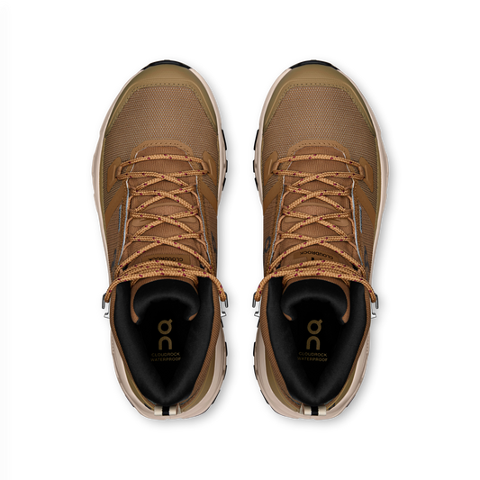 On Cloudrock Mid Waterproof Women product view 2 — Sphinx | Sand