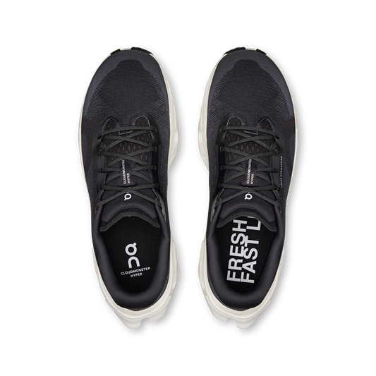 On Cloudmonster 3 Hyper Men product view 2 — Black | Ivory