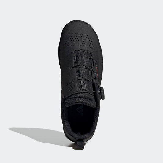Adidas Five Ten Freerider Pro Mountain Bike Shoes - Top Portrait View - Core Black / Red / Cloud White