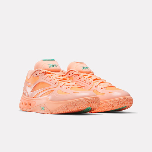 Reebok Engine A Basketball Shoes product view 2 — Future Peach/Future Peach/Atomic Aqua