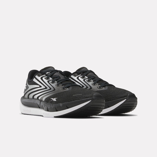 Reebok FloatZig Tread Women's Shoes product view 2 — Black/White/Black