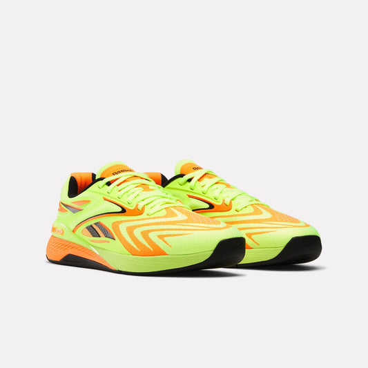 Reebok Nano X5 Edge Training Shoes product view 2 — Digital Lime/Black