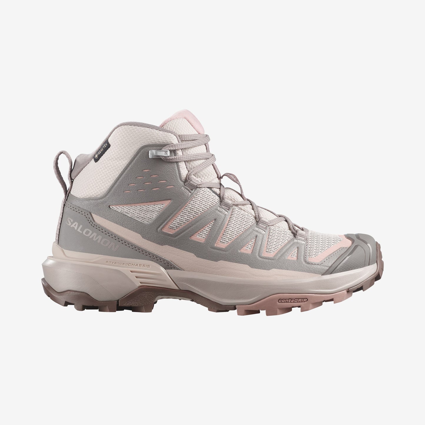 Salomon X Ultra 360 Edge Mid GORE-TEX Women - Taupe (Cloudburst / Paloma / Shadow Gray)