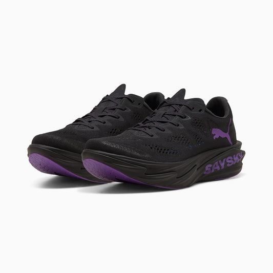 PUMA x SAYSKY Deviate NITRO™ Elite 4 Running Shoes Women product view 2 — Flat Dark Gray-Ultra Purple