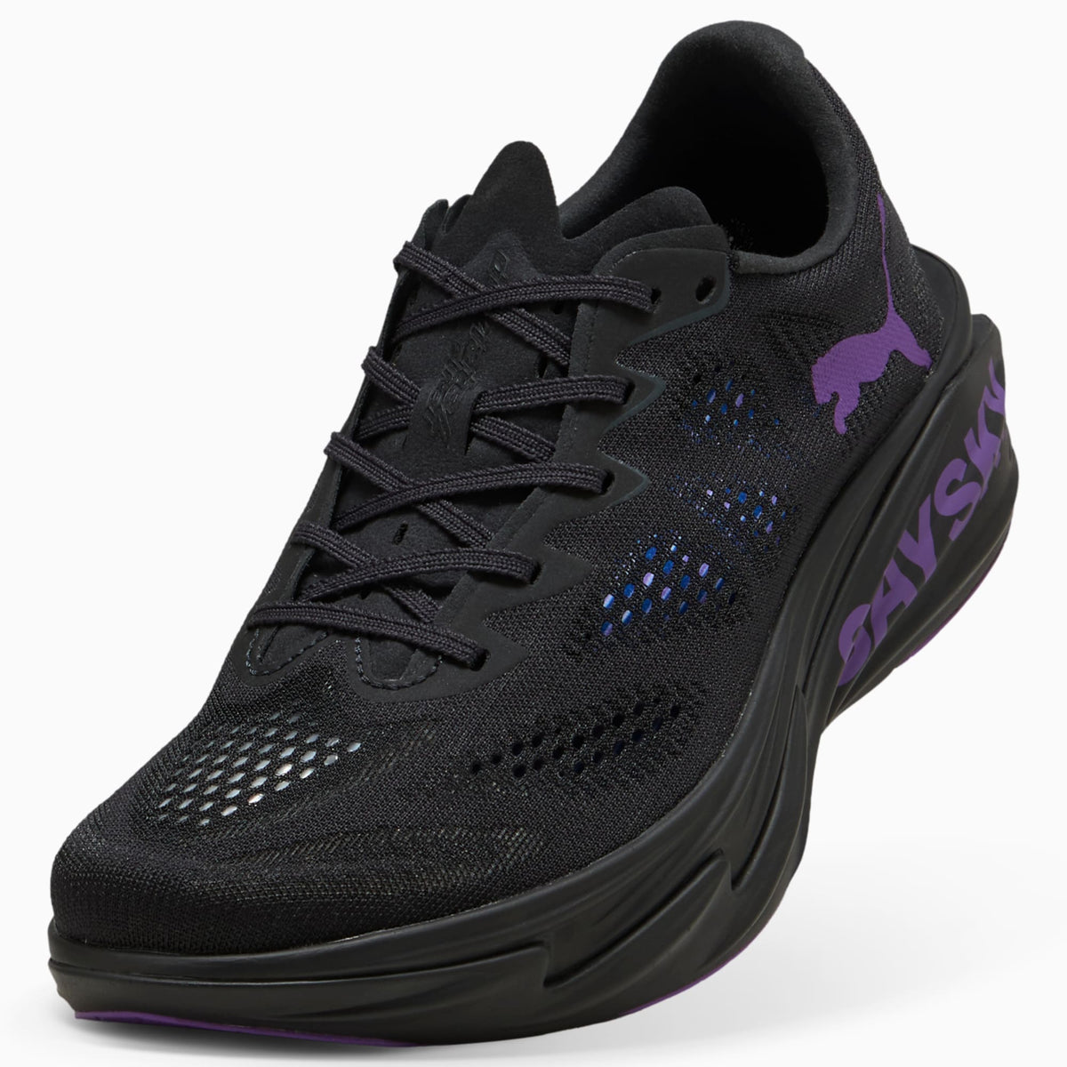 PUMA x SAYSKY Deviate NITRO™ Elite 4 Running Shoes Women product view 6 — Flat Dark Gray-Ultra Purple