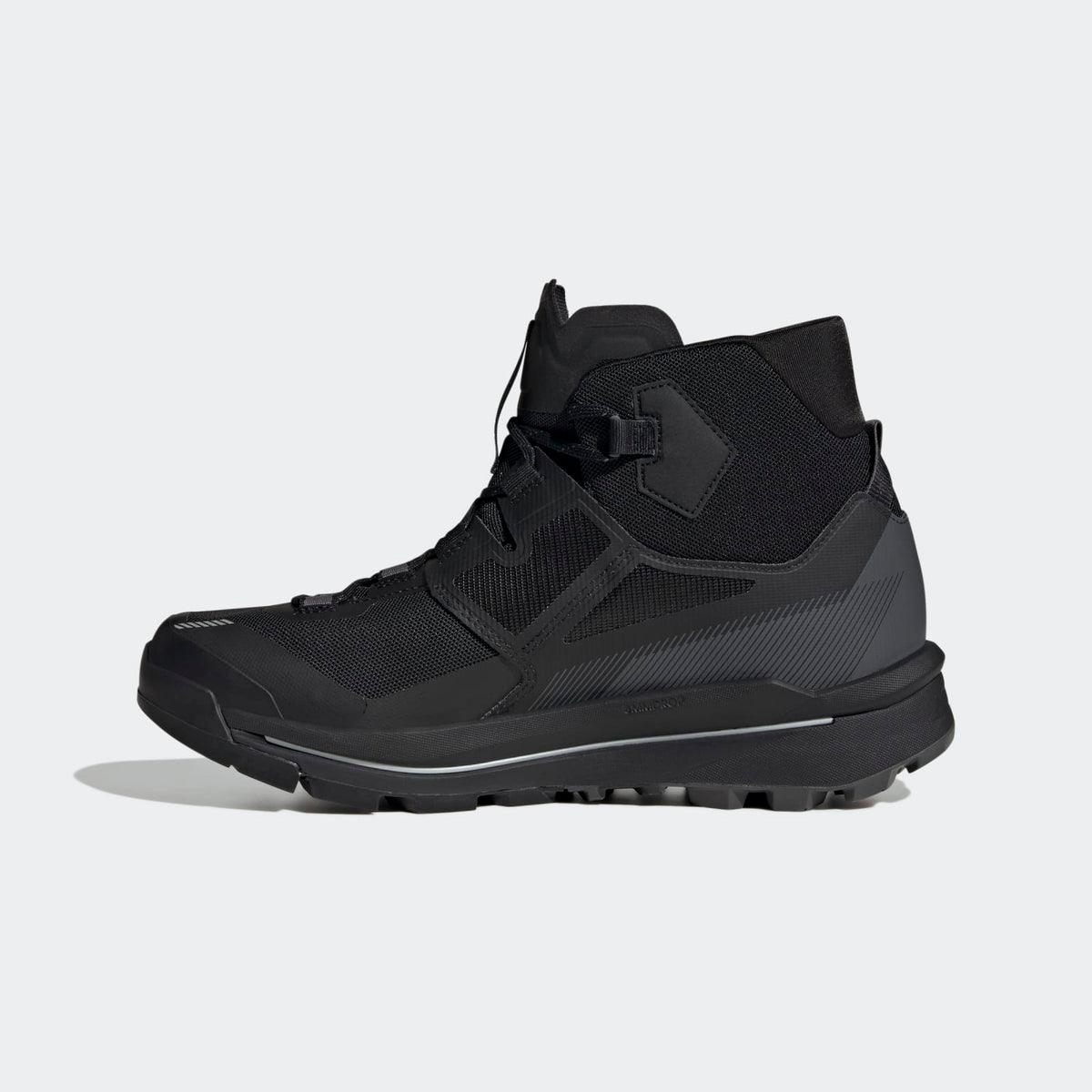 Adidas Terrex Skychaser Tech GORE-TEX Hiking Shoes IH1089 - Side Medial Center View - Core Black / Grey One / Grey Five
