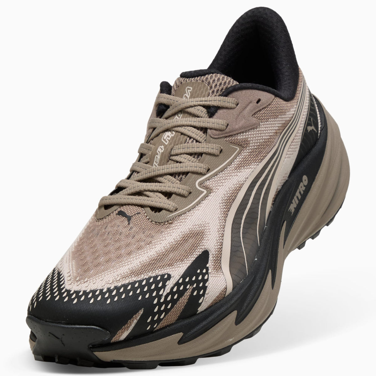 PUMA Velocity NITRO™ Trail Running Shoes Men product view 6 — Mouse Gray-PUMA Black