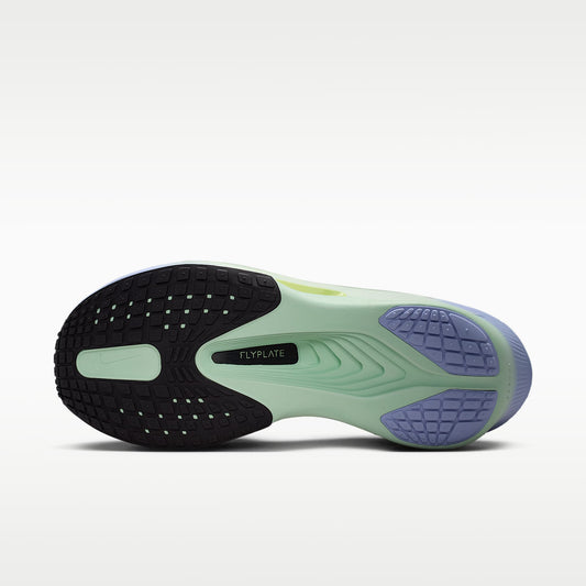 Nike Zoom Fly 6 Men product view 2 — Steam/Frosted Spruce/Purple Fade/Rugged Orange