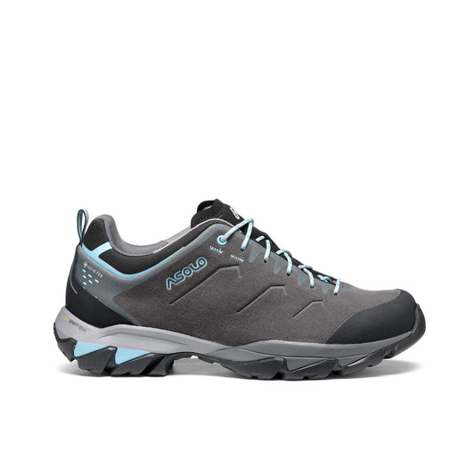 Asolo Acadia LTH GTX Bunion Fit – Women's product view 2 — GRAPHITE / SKY BLUE