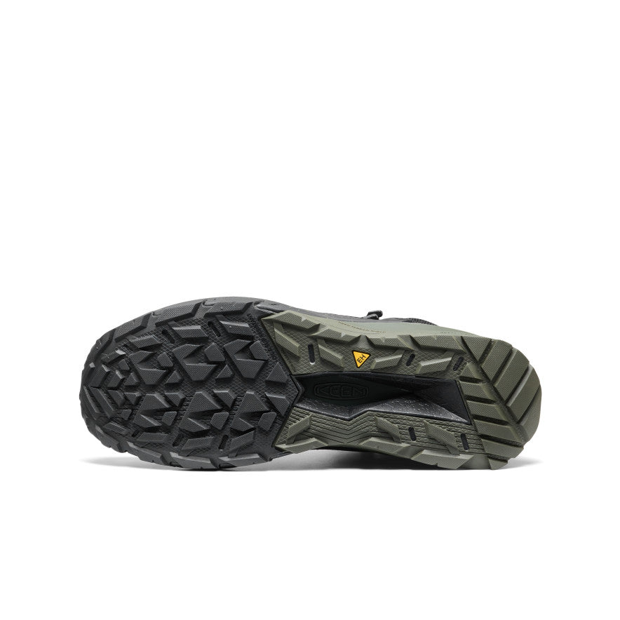 KEEN Targhee Blur Waterproof Work Boot (Carbon Toe) Men product view 6 — Forest Night/Black
