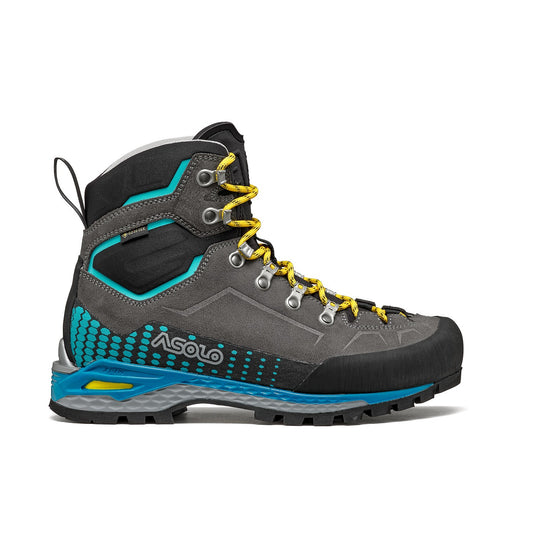 Asolo Freney EVO LTH GV – Women's product view 2 — GRAPHITE / SEA BLUE