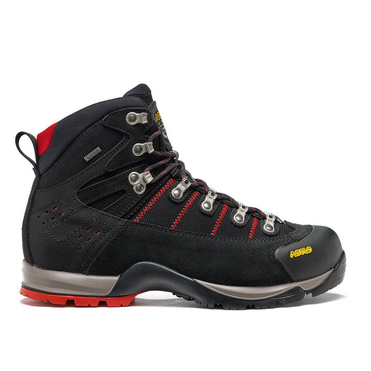 Asolo Fugitive GTX Wide Fit – Men's product view 2 — BLACK / RED