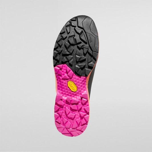 La Sportiva TX Guide Leather Woman product view 2 — Grey/Cherry Tomato