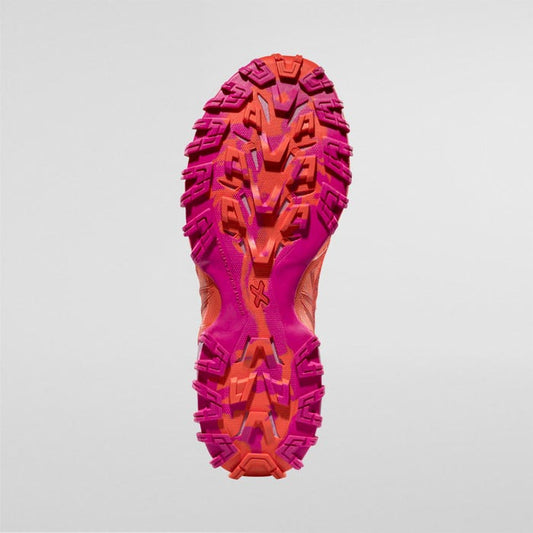 La Sportiva Bushido III Woman GTX product view 2 — Cherry Tomato/Rose