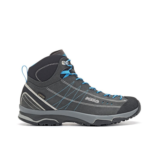 Asolo Nucleon Mid GV – Women's product view 2 — GRAPHITE / SILVER / CYAN BLUE
