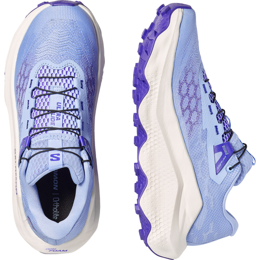 Salomon Ultra Glide 4 Women product view 2 — Brunnera Blue / Vanilla Ice / Deep Blue