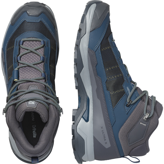 Salomon X Ultra 5 Mid GORE-TEX Men - View 2 - Gray