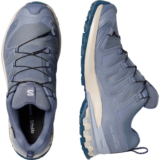Salomon XA Pro 3D V9 GORE-TEX Women product view 2 — Grisaille / Tradewinds / Spellbound