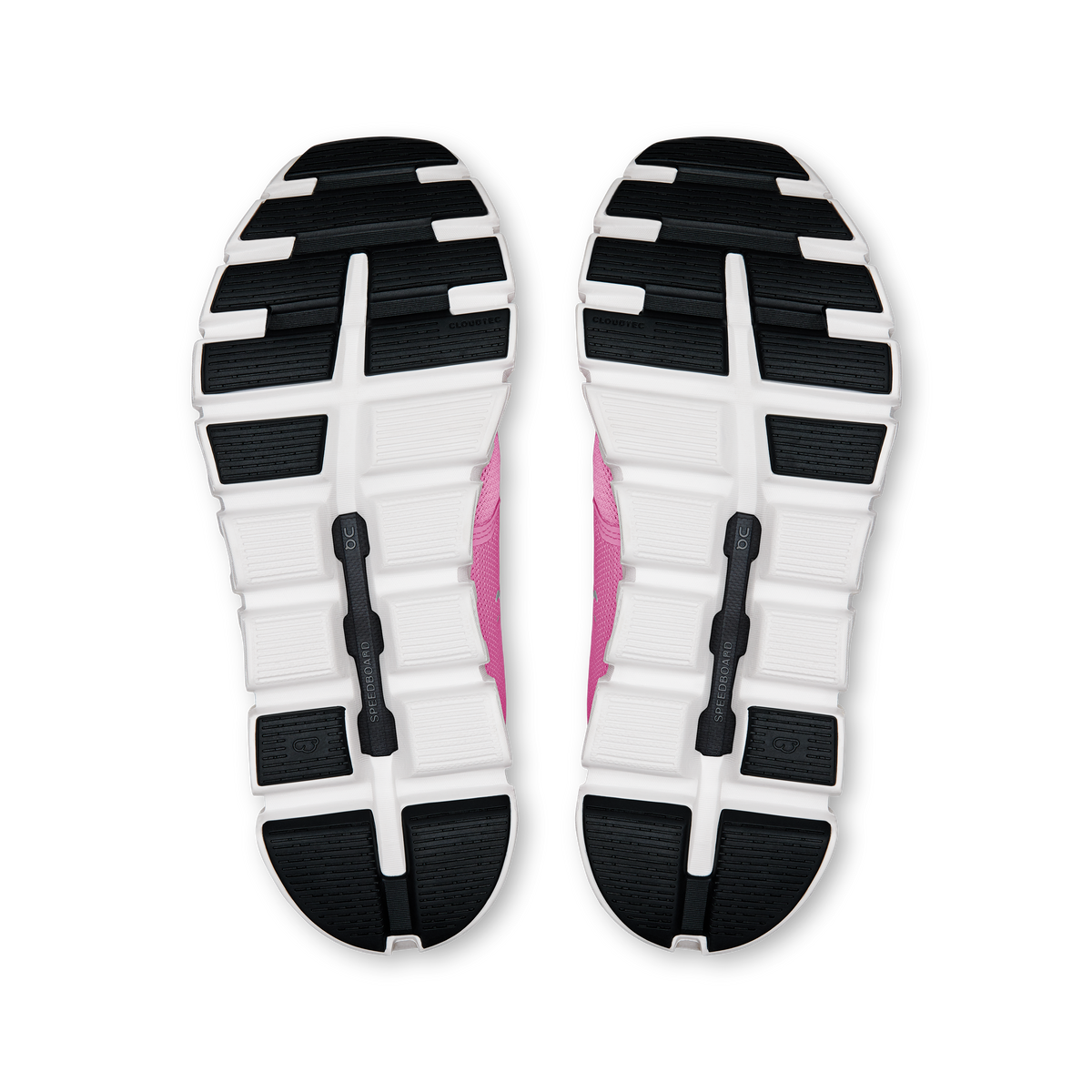 On Cloud 6 Women product view 3 — Raspberry | White