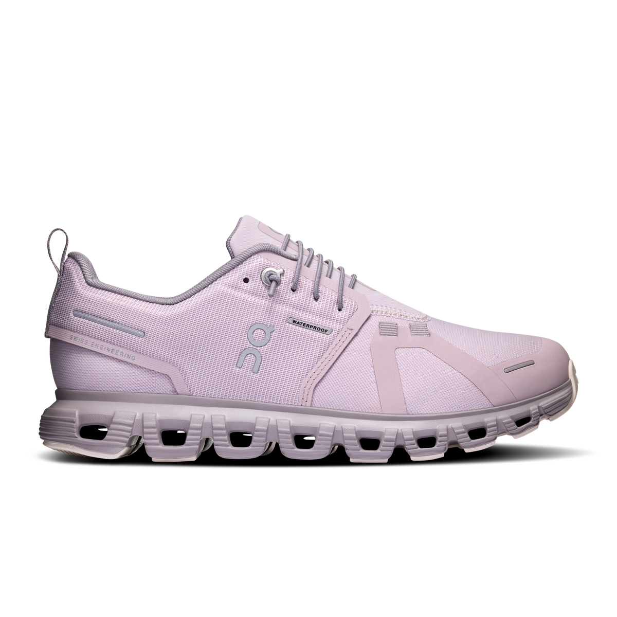 On Cloud 6 Waterproof Women product view 1 — Mauve | Zinc
