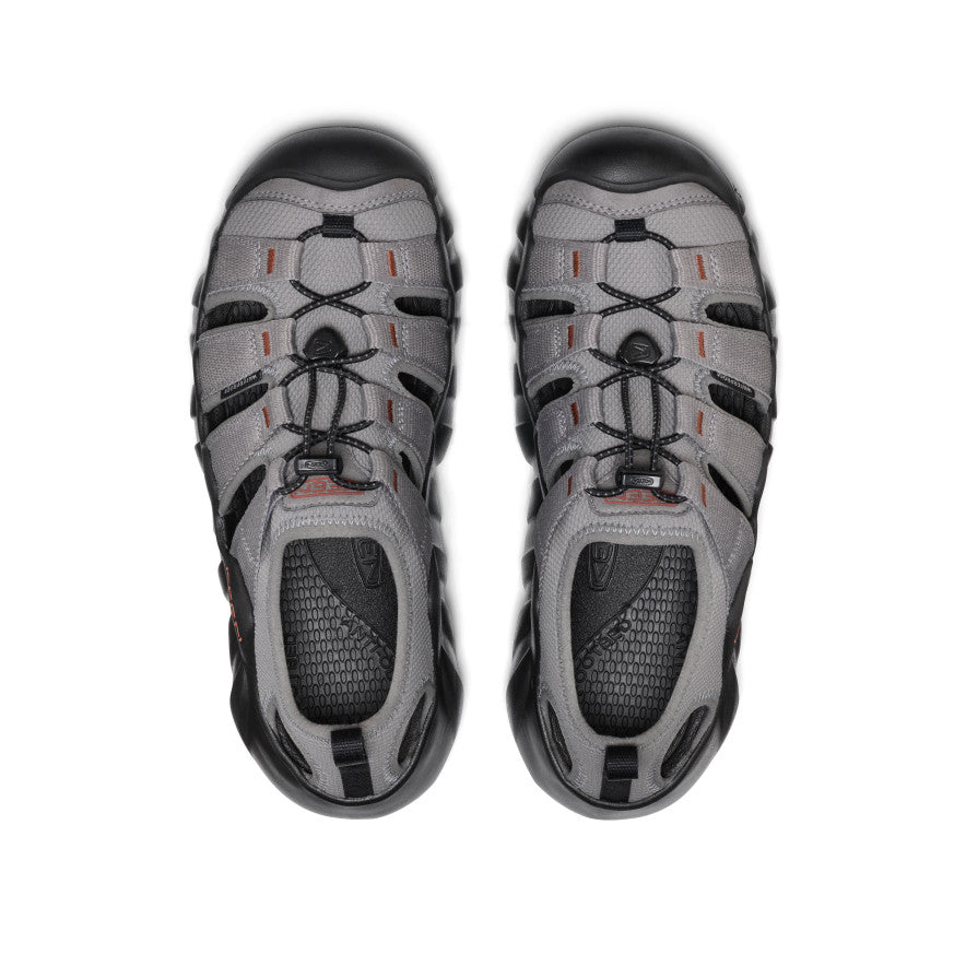 KEEN Hyperport H2 Sandal Men product view 4 — Steel Grey/Burnt Brick