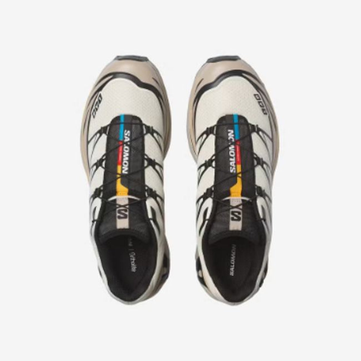 Salomon XT-6 - top or pair view - Beige