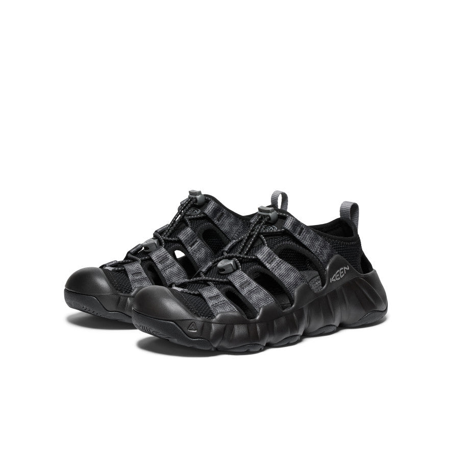 KEEN Hyperport H2 Sandal Women product view 2 — Black/Steel Grey