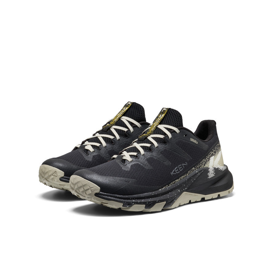KEEN Targhee Apex Waterproof Hiking Shoe Men product view 2 — Black/Abbey Stone