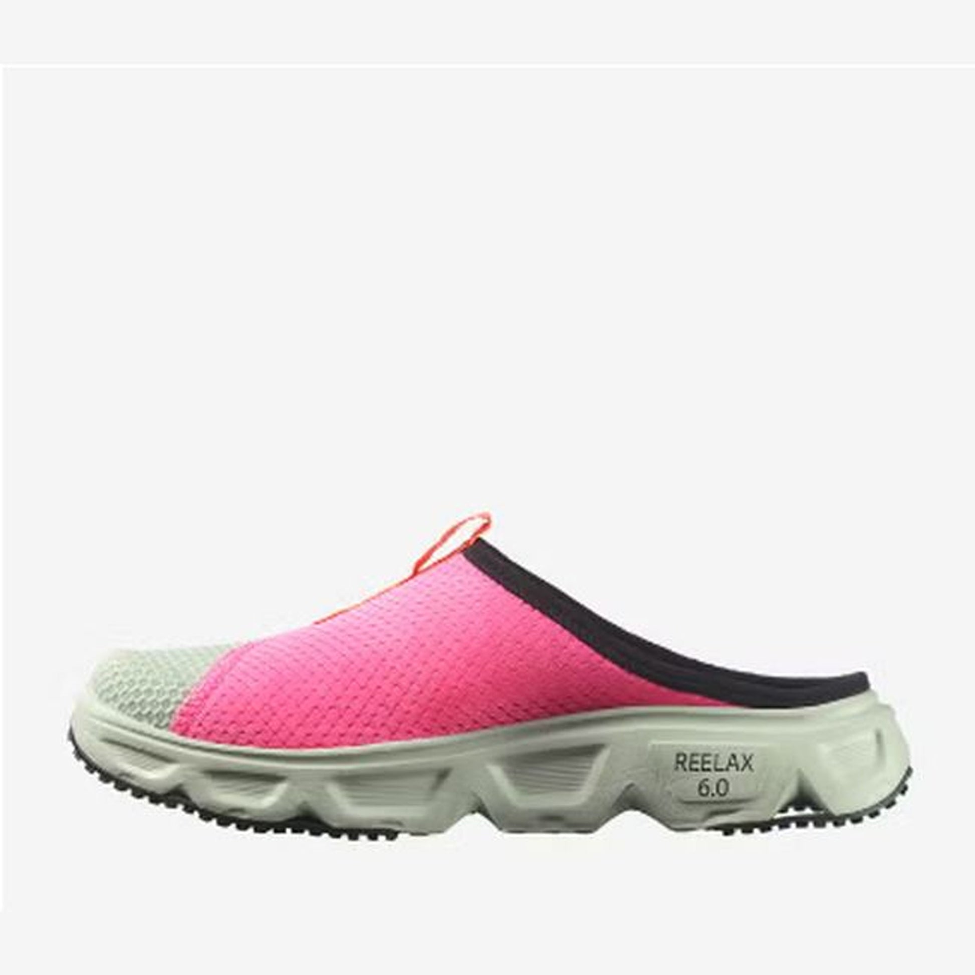 Salomon Reelax Slide 6.0 Storm Women - rear or lifestyle view - Light Grey