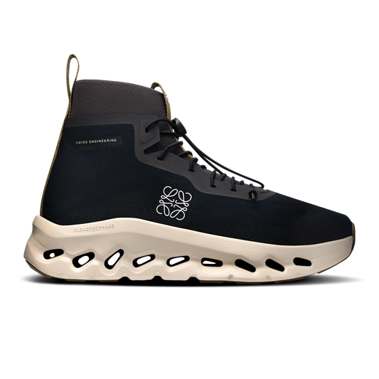 On Cloudtilt Hi LOEWE Women product view 1 — Black | Oatmeal | Olive