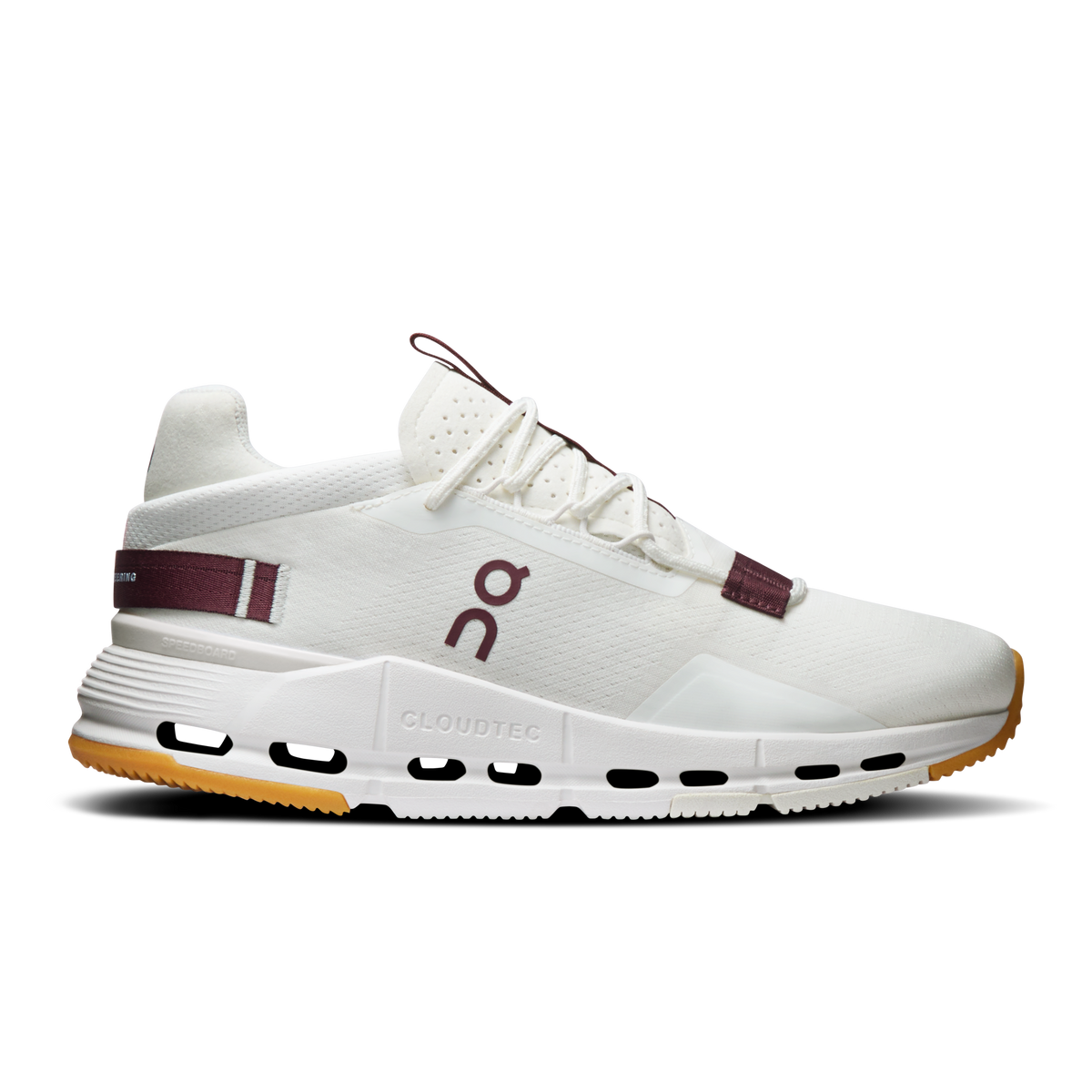 On Cloudnova 2 Women product view 1 — Ivory | Maroon
