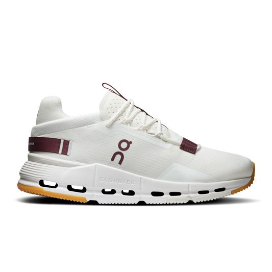 On Cloudnova 2 Women product view 1 — Ivory | Maroon