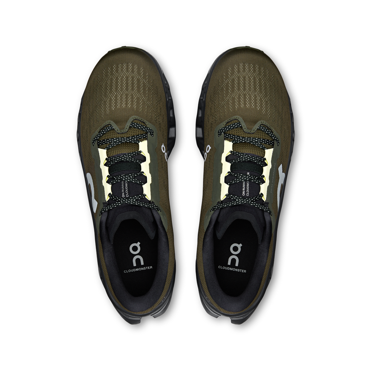 On Cloudmonster 3 Men product view 2 — Olive | Eclipse