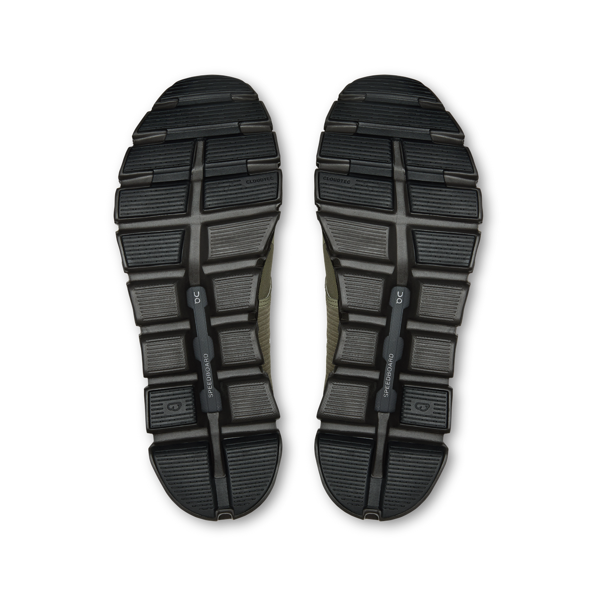 On Cloud 6 Waterproof Men product view 3 — Olive | Espresso